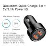 Quick Charge 3.0 Car Charger For Mobile Phone Dual Usb Car Charger Qualcomm Qc 3.0 Fast Charging Adapter Mini Usb Car Charger