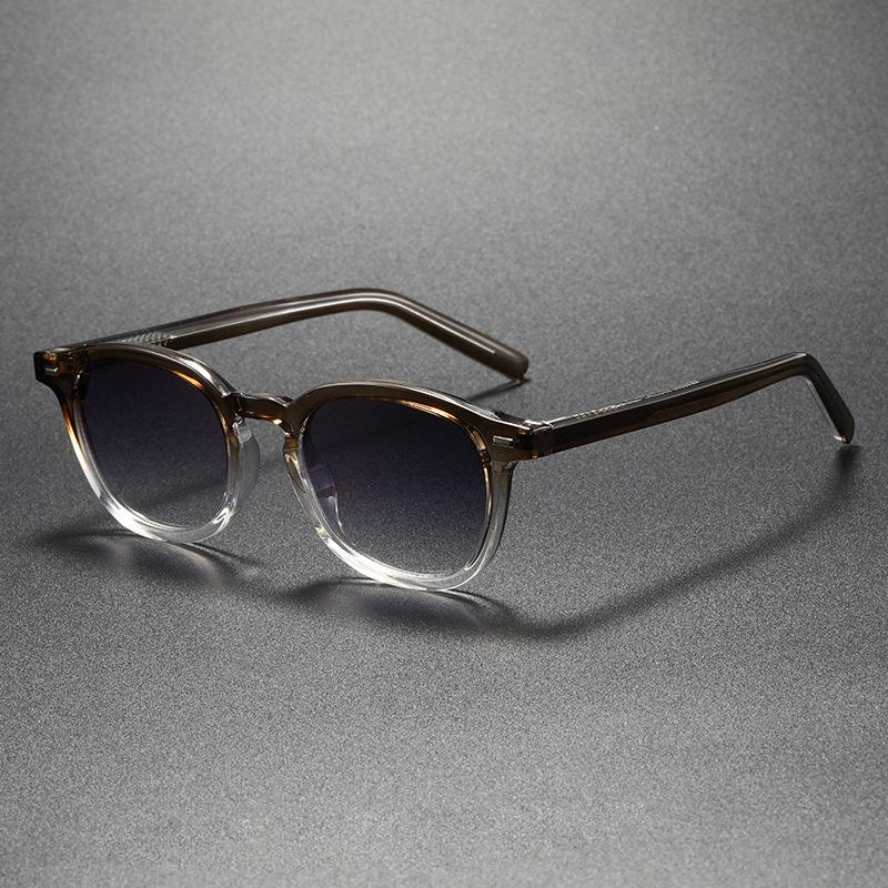 Retro Punk Men Sunglasses Small Frame Transparent Glasses Anti Blue Light Sun Glasses Women Travel Party Business Festival Gift