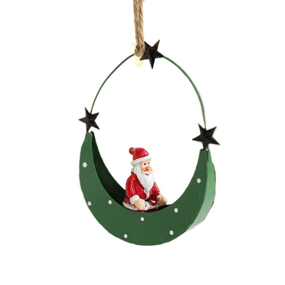 Hangging Christmas Santa Pendant Photographic Props Christmas Tree Decorations  Home Decoration