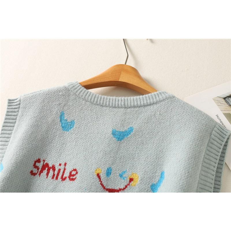 2026 Autumn Winter New Women Sweater Pullover Lady Tops Knitting Fashion Vest Tank Sleeveless Shirt Loose Casual Plus Size