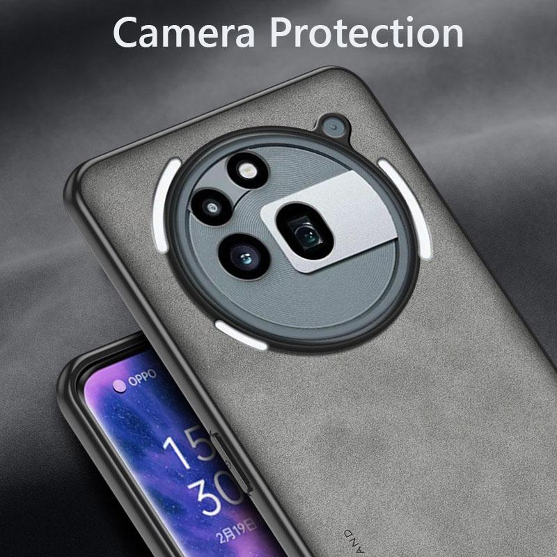 Retro Leather Skin Feel Case For Nothing Phone 3A Pro NothingPhone3APro G Shockproof Matte Silicone Soft Case Cover