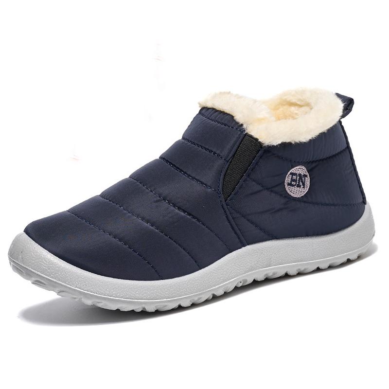 Fashion Kidmi Winter Warm Soft Women Shoes Thickened Cold-proof Velvet Cotton Shoes Waterproof Warm Soft Soles Waterproof Cotton Shoes