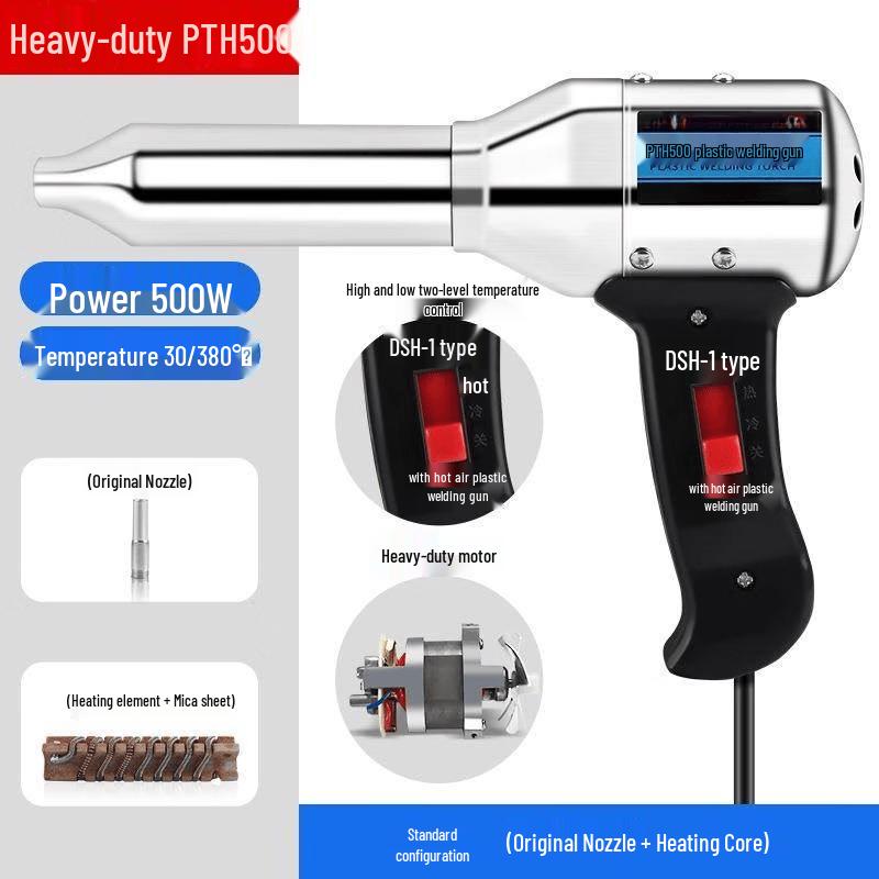 

Heavy-Duty 500W Two-Speed Hot Air Gun