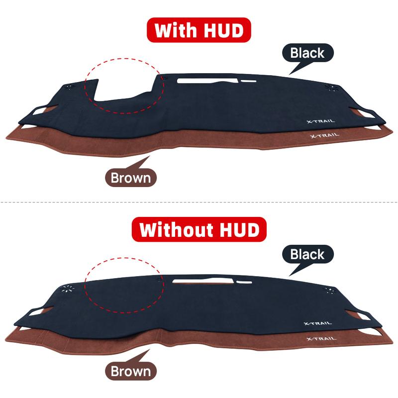 Abaiwai For Nissan X-trail X Trail Xtrail T33 2024 Car Dashboard Sun Shade Mat trument Desk Non-slip 3d Parts