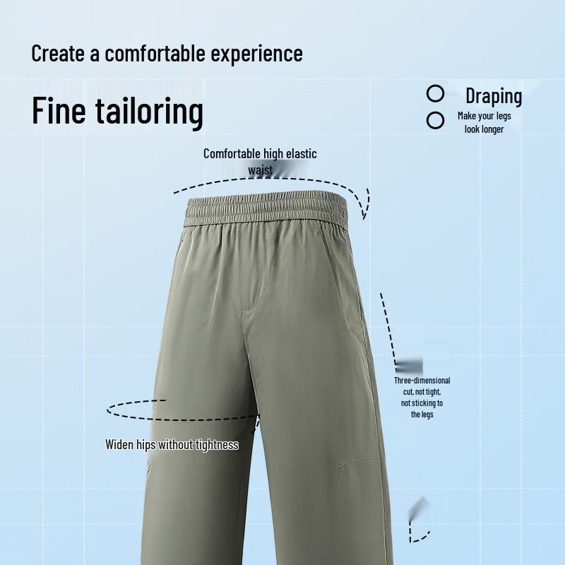 TonLion Men's Straight-Leg Casual Pants