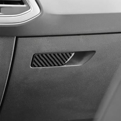Real Soft Carbon Fiber Sticker Car Front Passenger Box Switch For Seat Leon MK3 2013 2014 2015 2016 2017 2018 2019 2020 LHD RHD