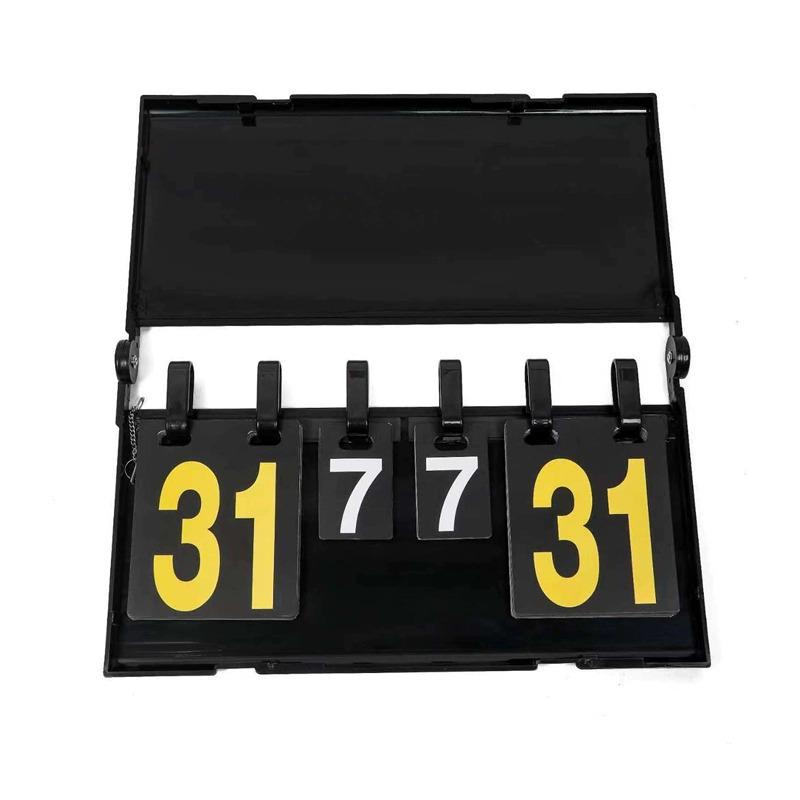 Flip Scoreboard for Billiards, Table Tennis, Badminton, Volleyball, and Basketball Matches