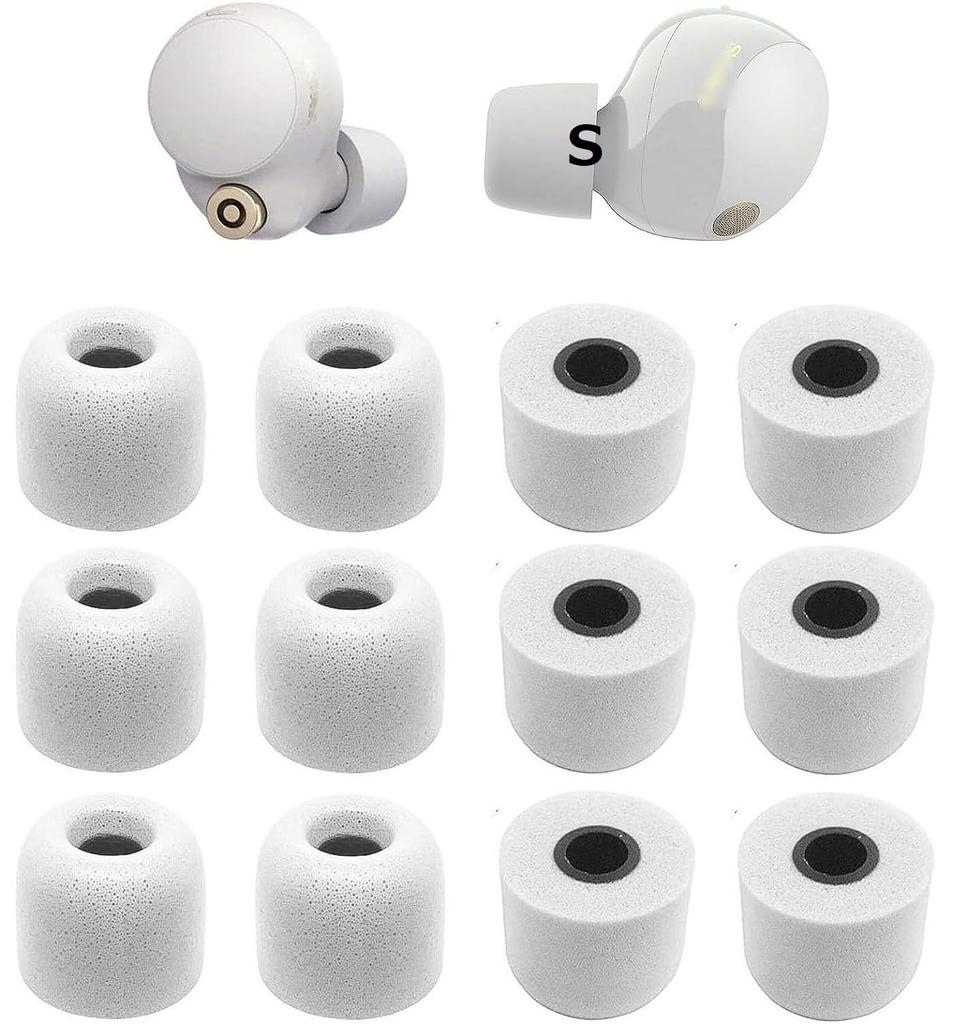 Memory Foam Earpieces for 1000xm5 For Sony For 1000xm4 For For WI Series Earphones For WF Series Earphones Polyurethane Foam Material Noise Canceling