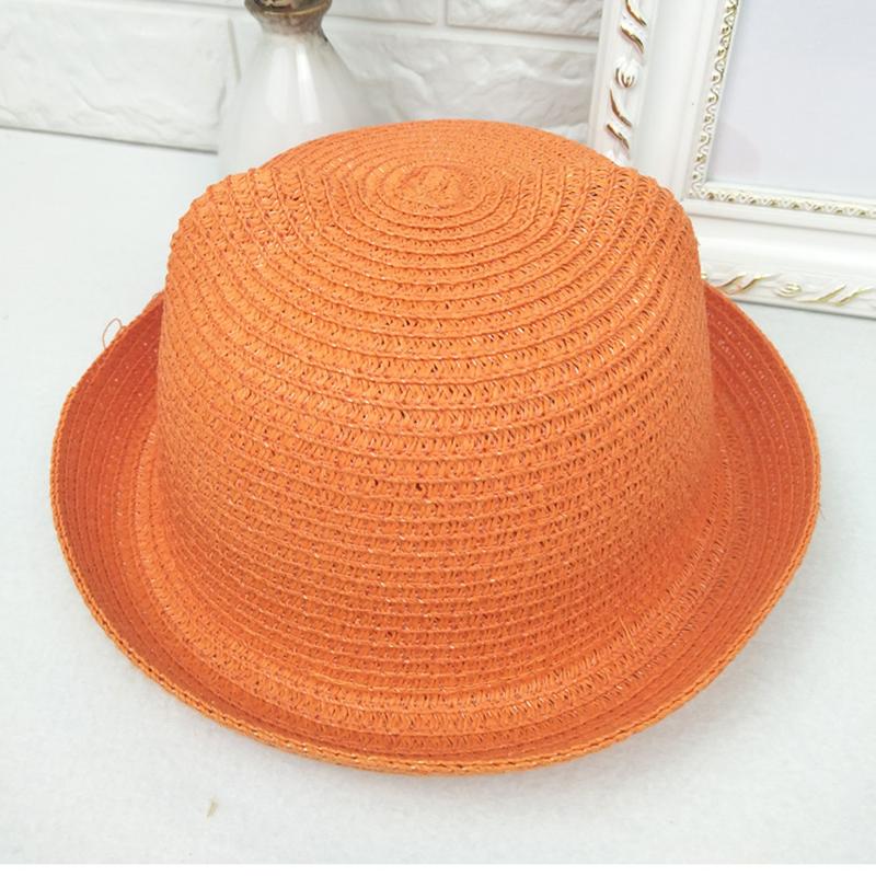 New Handmade Straw Hat 7-color Children's Straw Hat Summer Sandal Hat Outing Travel Men and Women Baby Cat Ear Sun Hat Gorro