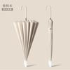 16-Bone waterproof sleeve, automatic long-handled straight-rod umbrella, enlarged reinforcement and strong business umbrella, storm-resistant long