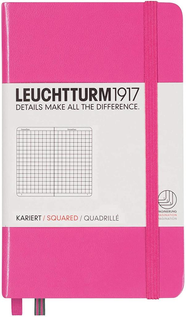 Leuchtturm A6 Grid Notebook, New Pink, 348106