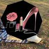1 Stück Lippenstift-Regenschirm für High Heels – 8-Rippen verstärkt, tragbar, faltbar, für Reisen, geeignet für alle Jahreszeiten, Outdoor-Gebrauch – J324