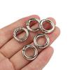 Keyring Ring Buckle Openable Zinc Zinc Zinc Alloy Handbags Snap Hooks O-Ring Buckle Spring Gate Snap Clasp