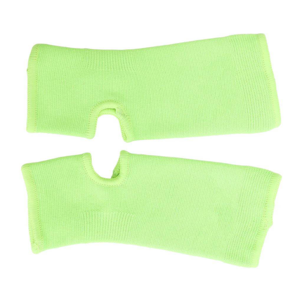 1 Pair Ankle Brace Socks Breathable Comfortable Flexible Multifunction Ankle Brace Compression Sleeve for Boxing Outdoor Sports Green M