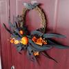 Wall Mounted Realistic Flower Wreath Eye Catching Garlands for Halloween Enthusiasts Door Hangings Party Essential