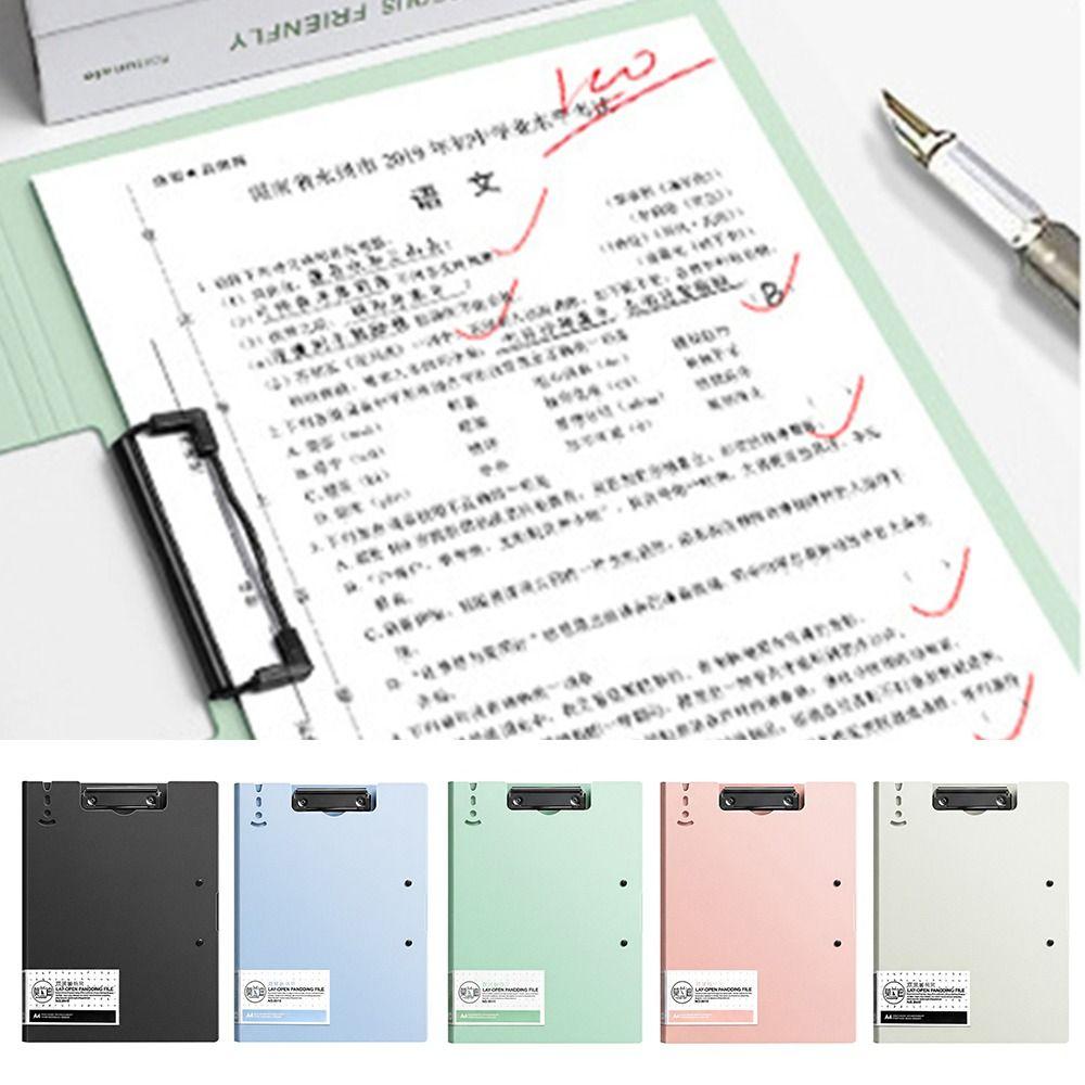 Double Clips Clipboard Multi-functional Memo Clip Board New A4 File Folder  Students