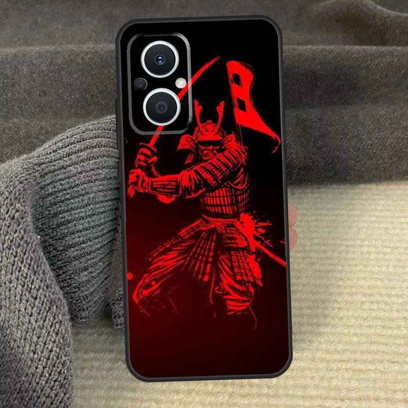 Samurai Mask Demon Phone Case For OPPO Reno 12 F 13 11 8T 7 8 10 Pro OPPO Find X8 Pro X6 Pro X3 X5 Lite Cover