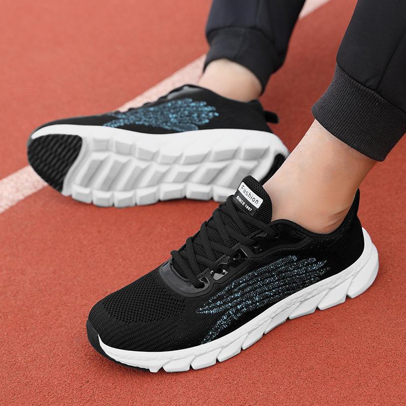 Junior High School Students Sports Shoes Men's Running Shoes Student High School Entrance Examination Special Shoes Youth Breathable Non-slip Lightwei