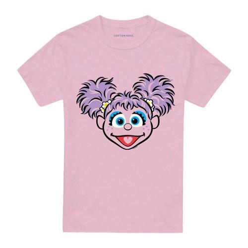 Sesame Street Unisex Adult Abby Cadabby Face T-Shirt
