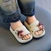 Children's cartoon bath slippers, non-slip home slippers for boys and girls, cute non-slip indoor summer soft-soled baby slippers