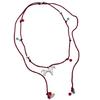 Fashionable Horse Charm Necklace Perfect for Gift Ideas Made from Sturdy Alloy and Braided Rope Suiting Everyday Occasions