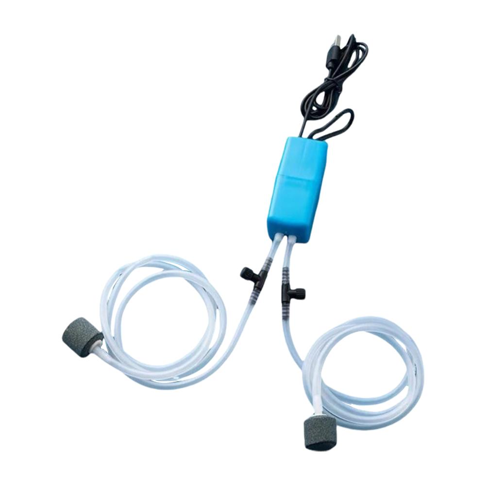 Fish Tank Oxygen Pump USB Aquarium Oxygen Air Pump Fish Tank Silent Air Compressor Aerator Portable Fish Tank Accessories