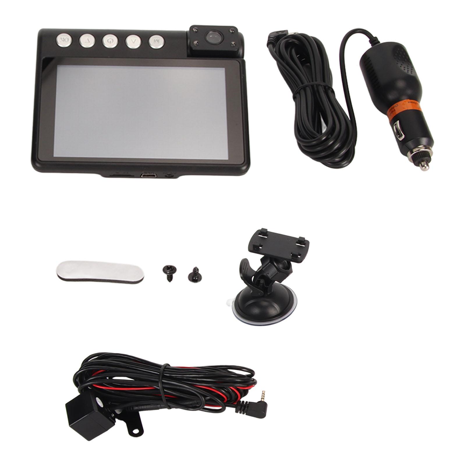 

Автомобильный видеорегистратор с 3 объективами, 5-мегапиксельным сенсорным экраном 4 дюйма, широкоугольным объективом на 170 градусов, с функцией ночного видения спереди и сзади