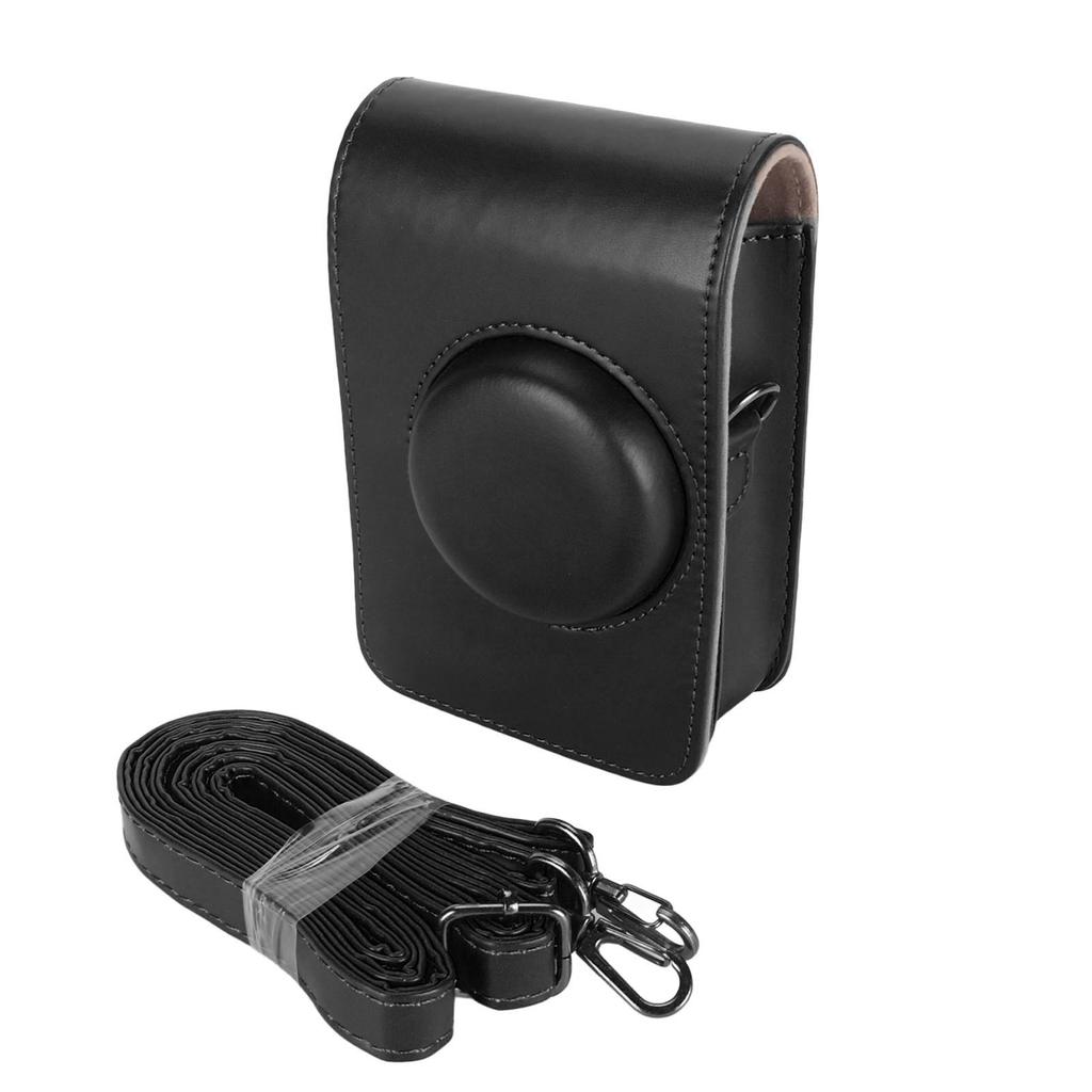 Camera Case Vintage Waterproof Soft PU Leather Protective Case with Detachable Strap for Instax Mini EVO for Polaroid