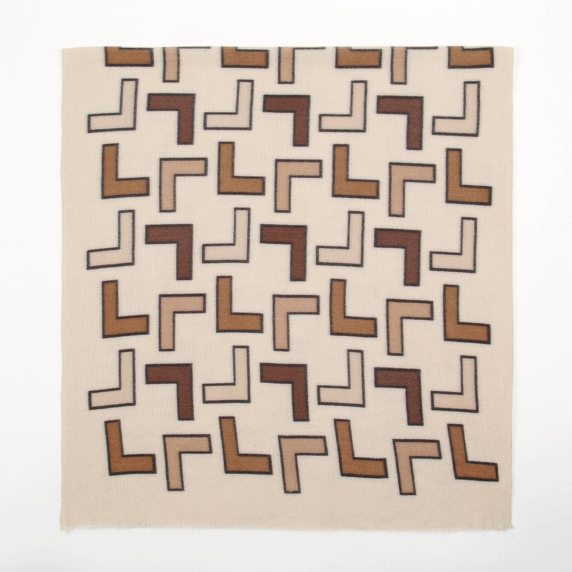 

2024 Осень/Зима Новый Напечатанный Кашемир Как Длинный Шарф Шаль Женский Теплый Шарф Шаль Утолщенный Бархатом 82*180cm бежевый