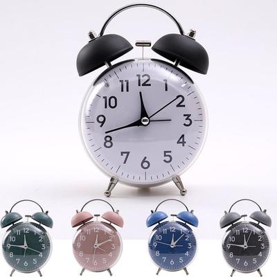 4 Inch Size Desk Alarm Clock Loud Alarm Mechanical Clock Bedside Wake-up Clock  Morning Routine