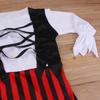 Halloween Pirate Show Costume Children's Pirate Captain Jack of the Caribbean Costume Children's Pirate Costume