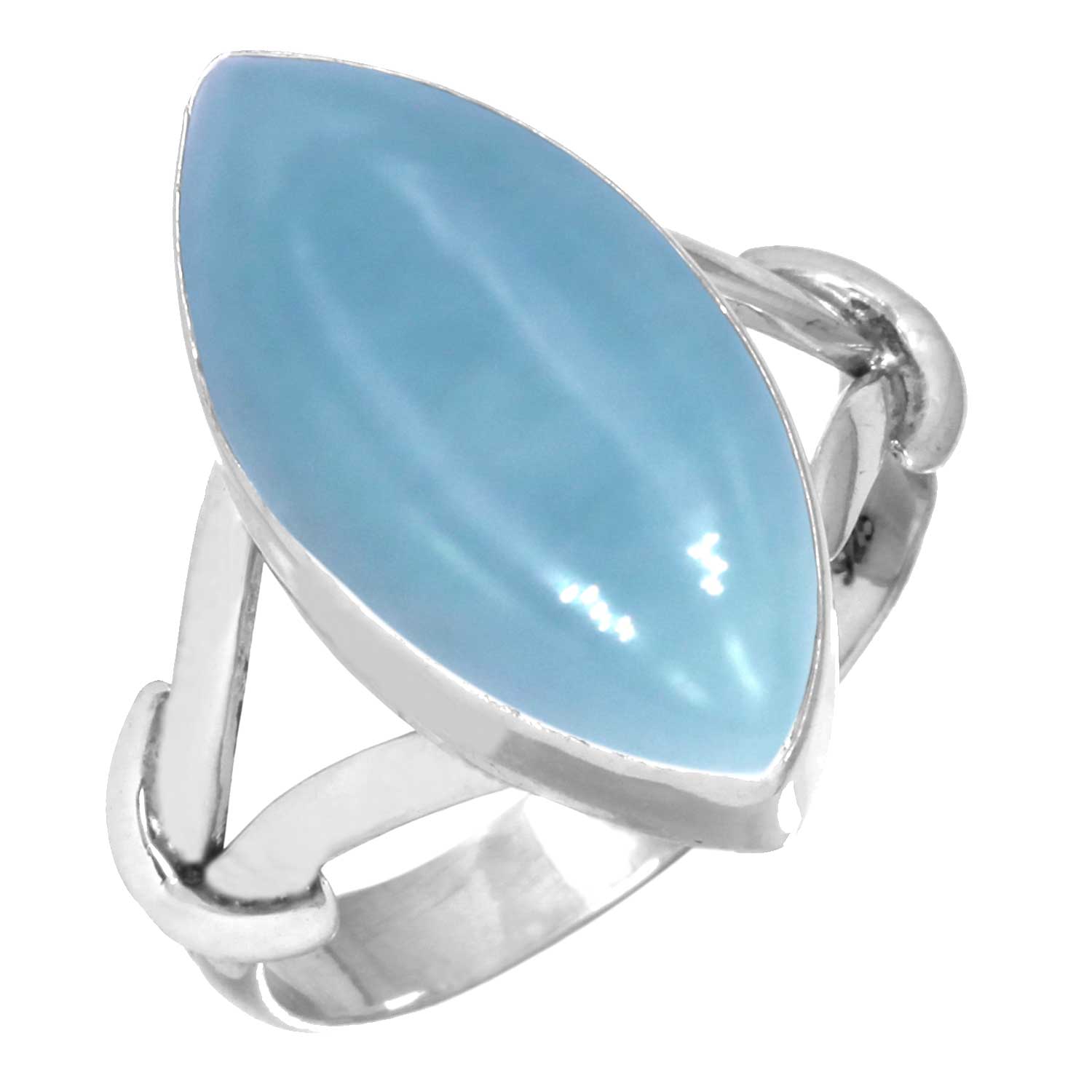 

Кольцо из стерлингового серебра 925 пробы с женским драгоценным камнем, ювелирное изделие ручной работы, подарок на День святого Валентина, амазонит, ангелит, голубой опал, ботсванский агат, мохаве, лазурит, хризоколла 9.5