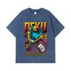 275 GSM Washed T-shirts 100% Cotton My Hero Academia V1 Deku Print Unisex Heavy Cotton T Shirt