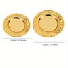 2Pcs European Fruit Plate Living Room Home Coffee Table Tea Snacks Dried Fruit Snack Dishes Storage Tray.