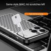 Aluminum Alloy Phone Case For 17 16 15 14 13 Pro Max Metal Breathable Back Cover