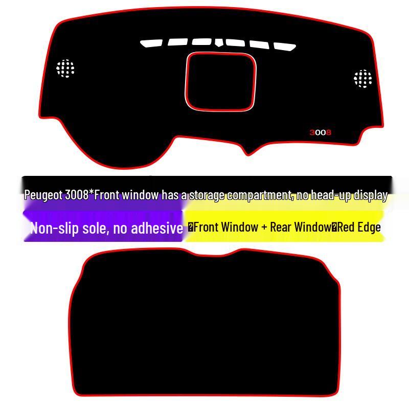 Peugeot 3008 (2013-2019) Center Console Sunshade Pad: Light-Blocking Instrument Panel Cover