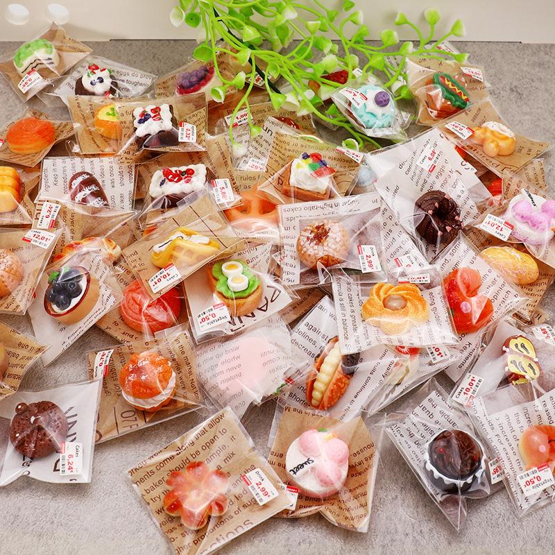 

Miniature Cake Dessert Toy: Individually Wrapped, Creative Gift for Children’s Playhouse 5 unique pastries