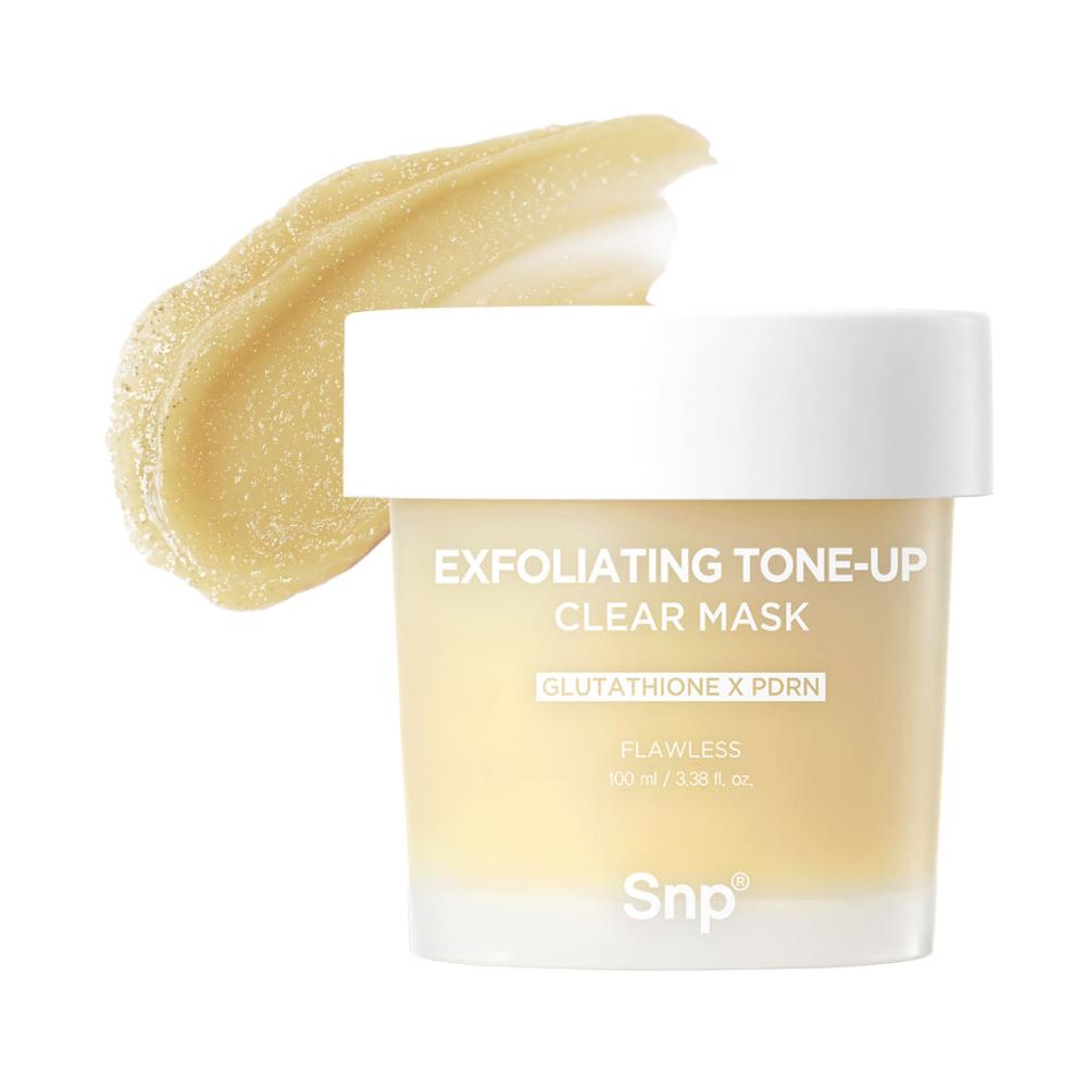 SNP Glutathione PDRN Radiance Tone-Up Peeling Mask 100ml (2-Piece Set)