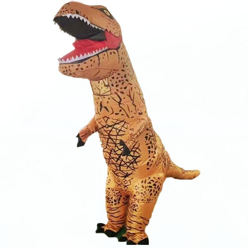 Dětský legrační kostým maskota dinosaura - Tyrannosaurus Rex Halloweenské představení Rekvizity