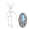 Halloween Skeleton Refrigerator Magnet 3D Printed Poseable Skeleton Figurine with Movable Joints Articulated Skeleton Fridge Magnetic Decoration
