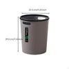 Large Capacity Trash Can Wastebasket, Multipurpose, Kitchen, Bathroom, Office, Bedroom, Living Room