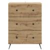 Artisan Oak Drawer Cabinet 66 x 34.5 x 90 cm Engineered Wood