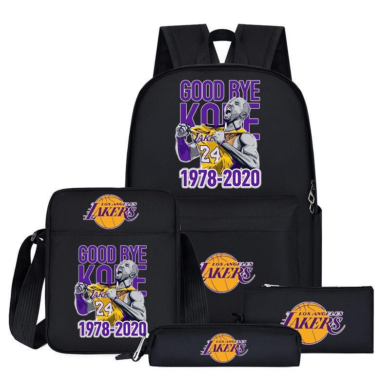 Sac à dos style dessin animé NBA pour adolescents Grande taille Capacité 20L