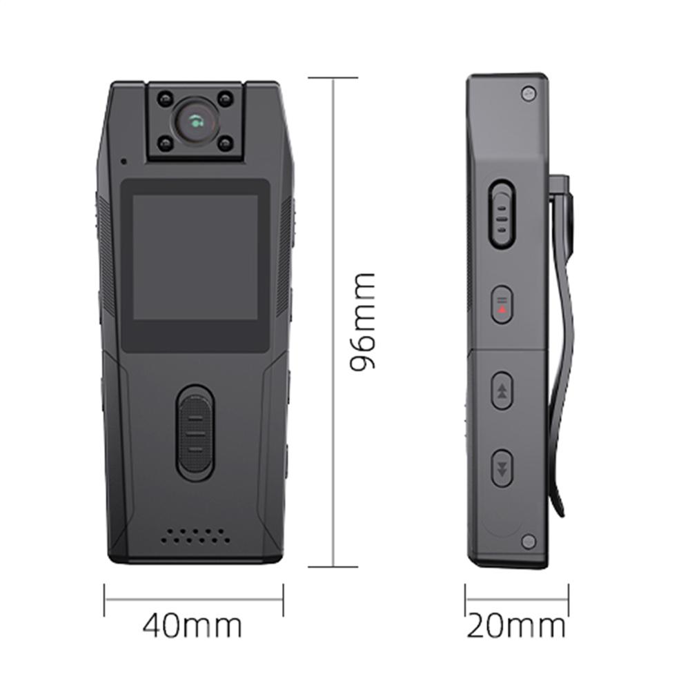 1080P Digital Law Enforcement Recorder, High-Definition Night Vision Action Video, Small Portable Duty Camera