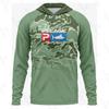 Mens UPF 50 Quick-Dry Fishing Shirt With Hood Lightweight Breathable Long Sleeve Summer Outdoor Angling