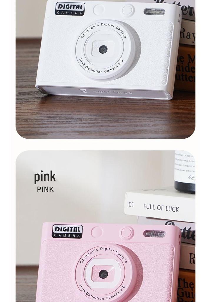 Retro 50MP High-Definition Portable CCD Digital Camera with Self-Timer for Students and Travel