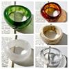 Bohemian Chunky Bracelets Irregular Retro Hand Ring Exaggerated Resin Bangles  Women
