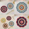 Bohemia Mandala Table Mat With 3d Textured Rubber Heat Resistant Non Slip For Dining Decor