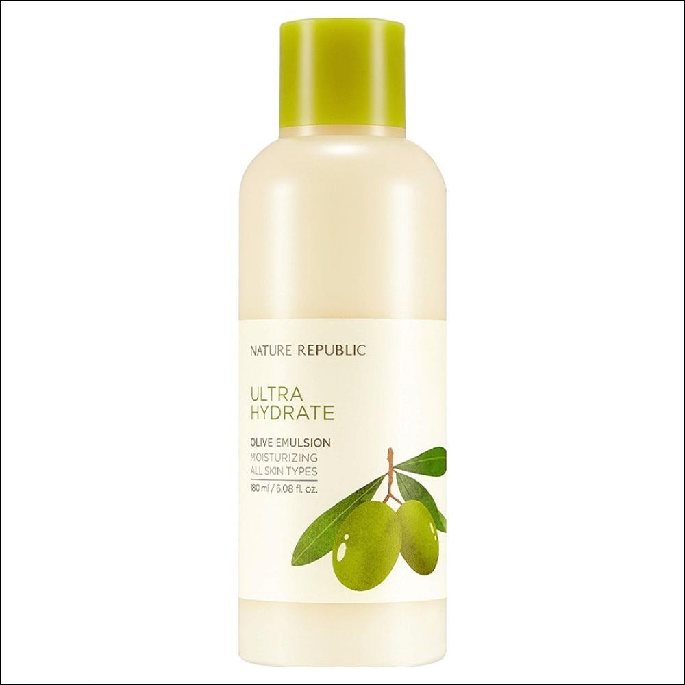 Nature Republic Super Aqua Max Fresh Olive Emulsion 180ml – Deep Moisture Emulsion 1EA