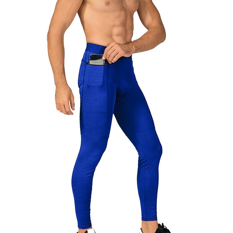 mens blue compression tights